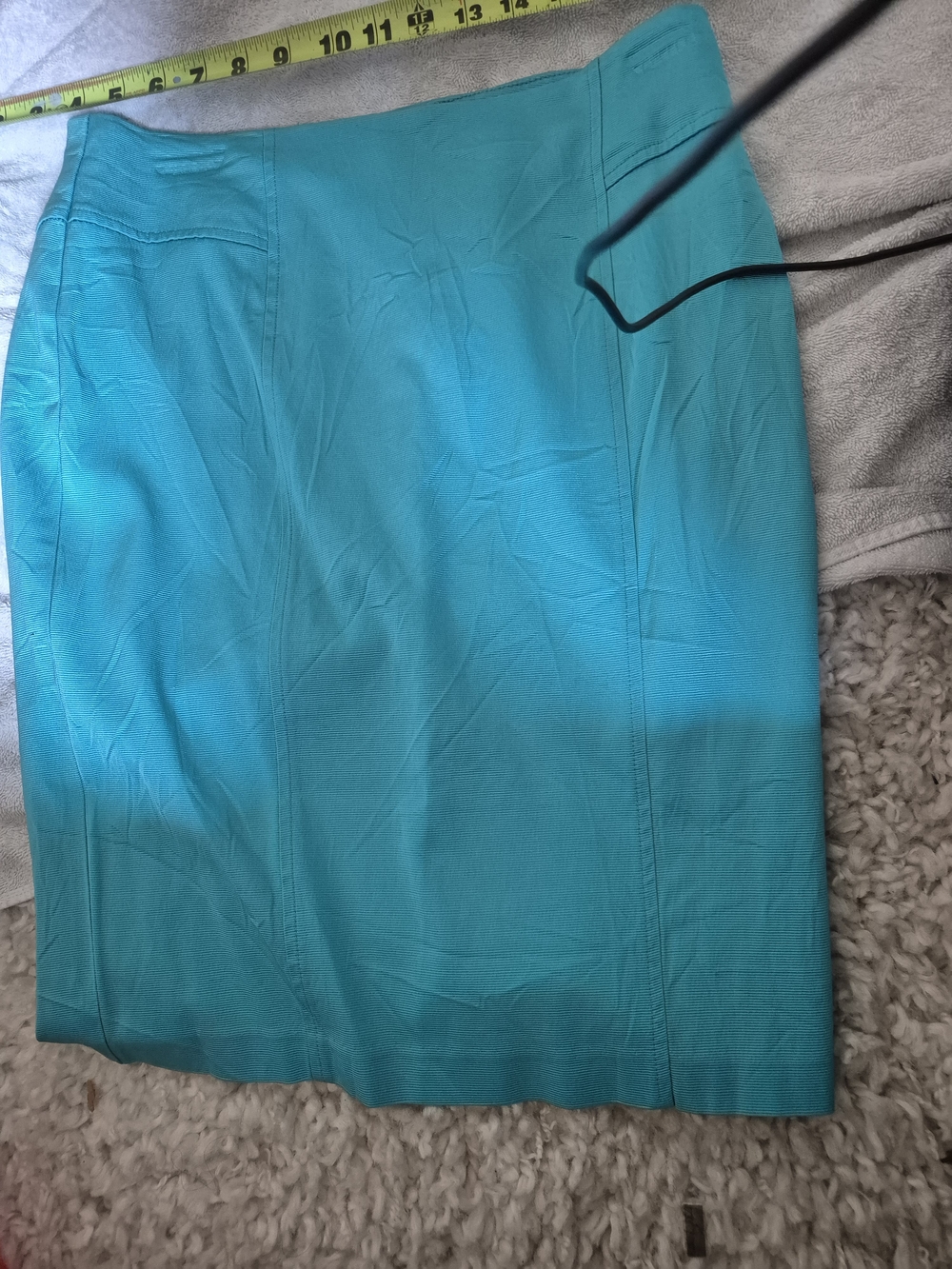 Teal Pencil Skirt - Women Skirts